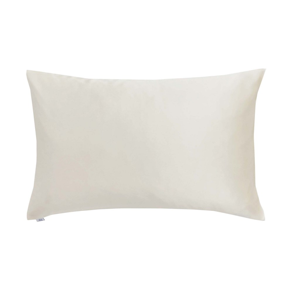 Silk Housewife Pillowcase By Bedeck of Belfast Fine Linens in Chalk White